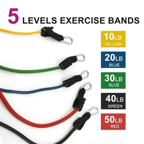5 PC Set Resistance Band Resistance Bands, Exercise Bands, Exercise Resistance Bands, Exercise