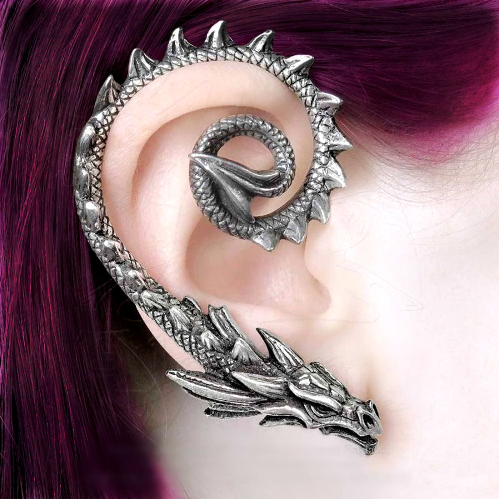 Fashion Punk Vintage Flying Dragon Ear Hook