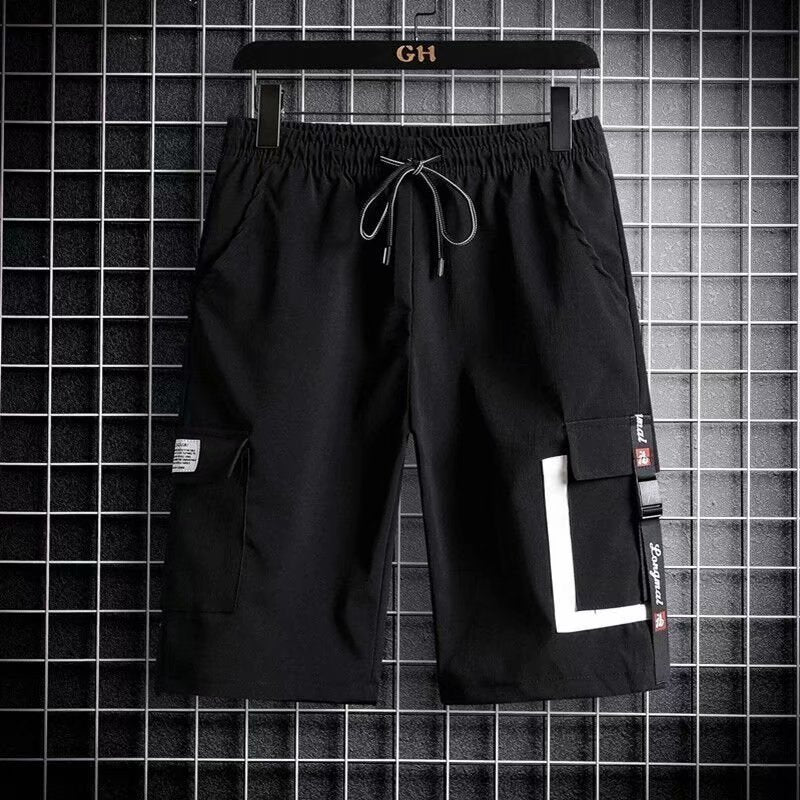 Teenagers Short-sleeved T-shirt Shorts Men's Trendy Sports Suit Junior High School