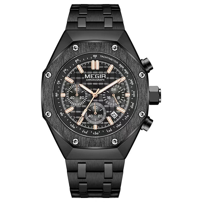 Multifunctional Waterproof Quartz Watch Men's Watch