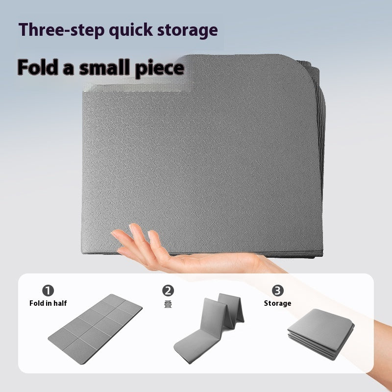Foldable Yoga Mat Portable Thickened Men's Fitness Exercise Mat